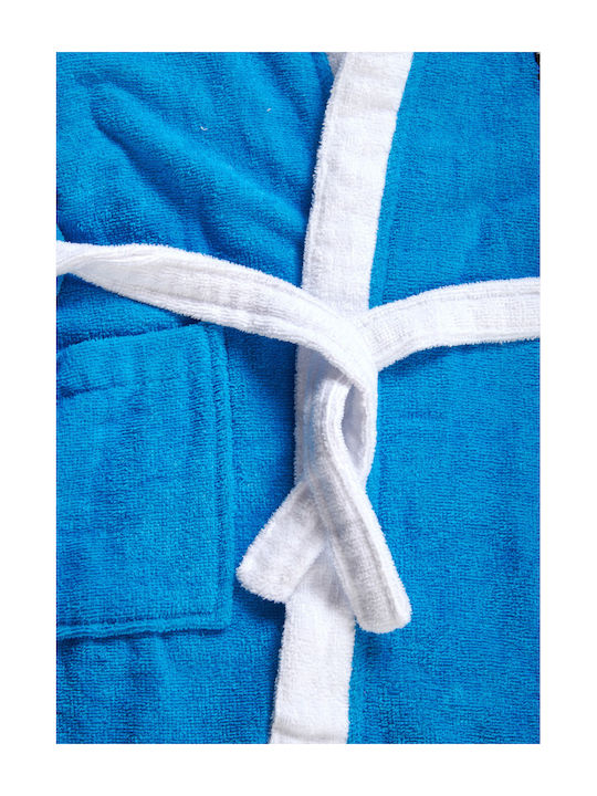 Comfort Kids Hooded Bathrobe Turquoise