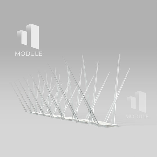 Module Πολυκαρβονικές Ακίδες Απώθησης Πουλιών 0.5m