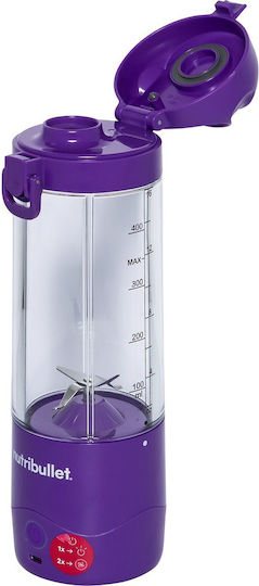 NutriBullet Blender With Tritan Jug 475 Ml 7.4V Purple NBP003PU
