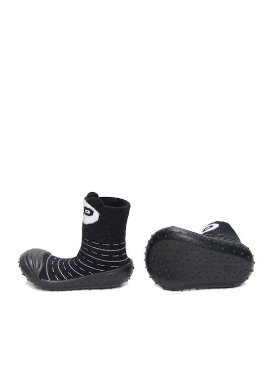 U-Grow Kindersocken Rutschfest Schwarze