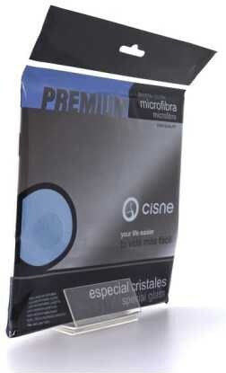 Cisne Premium Πανάκι Καθαρισμού με Μικροΐνες για Τζάμια Μπλε 38x40εκ.