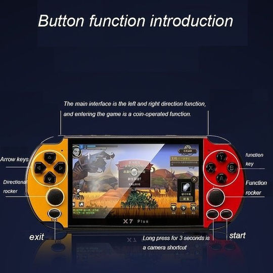 Gameplayer Console Foxmag24 X7 Plus 8 Gb 1000 Installed Games Black