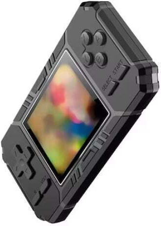 Consolă De Jocuri Foxmag24 Ecran HD Conectare La TV 3 Inch 520 Jocuri Incorporate Baterie De Lungă Durată Neagră