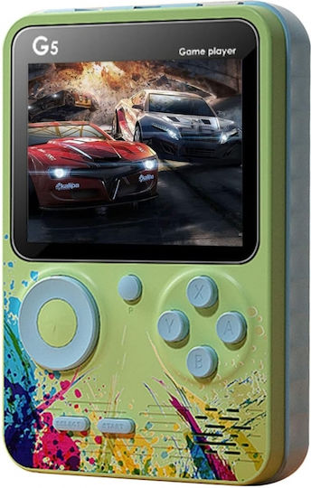 Mini Pyramid Console 3-Inch Screen 500 Games Portable Multicolor TV 1020mAh G5 Green