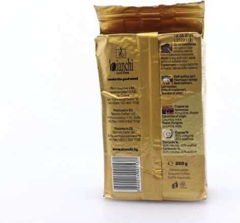 Bianchi Coffee Cafea Espresso Aur Măcinat 250gr