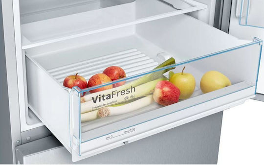 Bosch Ψυγειοκαταψύκτης 503lt Υ191xΠ70xΒ77εκ. Inox KGV58VLEAS