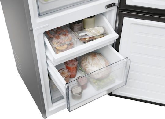 Candy Fridge-Freezer 279lt NoFrost H182.5xW54.5xD60.2cm Inox CNCQ2T518EX
