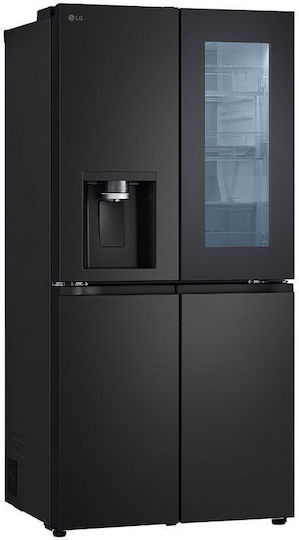 LG Side-by-Side Refrigerator 508lt Total NoFrost H178.7xW83.5xD73cm Gray GMG860EPBE