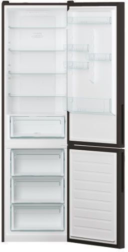 Candy Ψυγειοκαταψύκτης 377lt Total NoFrost Υ200xΠ59.5xΒ65.8εκ. Μαύρος CCE4T620EB