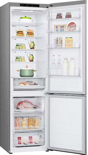 LG Ψυγειοκαταψύκτης 387lt Total NoFrost Υ203xΠ59.5xΒ68.2εκ. Ασημί GBV22L0EPY