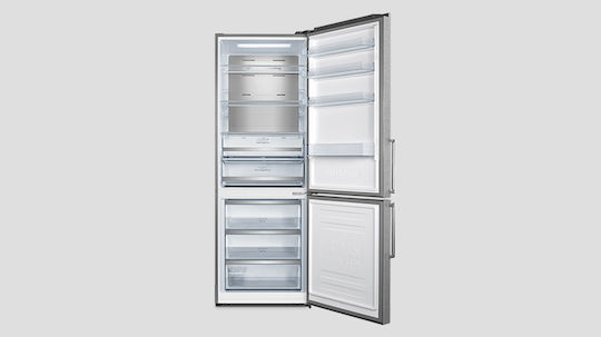 Inventor Ψυγειοκαταψύκτης 495lt Total NoFrost Υ200xΠ70.4xΒ69.4εκ. Inox PSB20070INL
