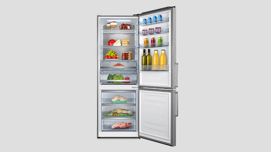 Inventor Ψυγειοκαταψύκτης 495lt Total NoFrost Υ200xΠ70.4xΒ69.4εκ. Inox PSB20070INL
