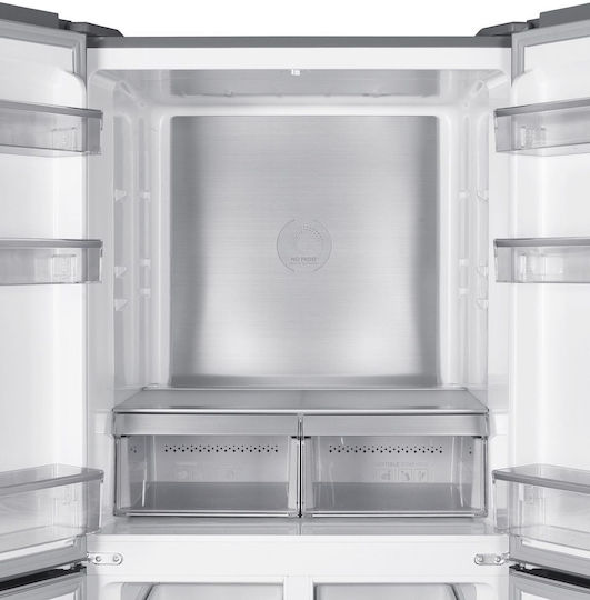 Tesla Side-by-Side Refrigerator 466lt Total NoFrost H180xW79.5xD73.5cm Black RM4700FHBE