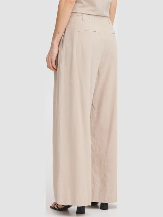 Women's Fabric Trousers Simply Taupe