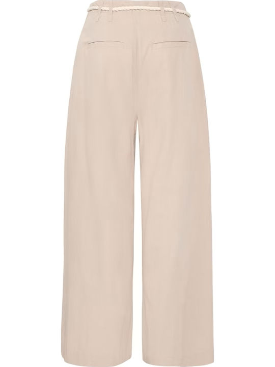 Women's Fabric Trousers Simply Taupe