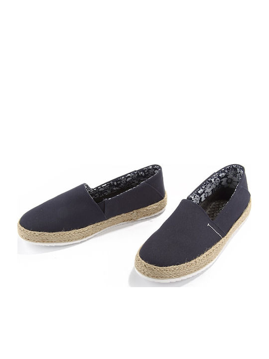 Stoff Herren Espadrilles in Blau Farbe
