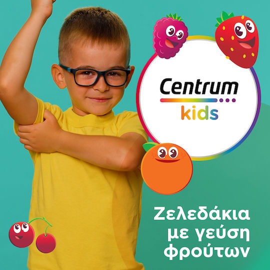 Centrum Kids Gummies Multivitamin for Supporting the Healthy Development of Children for Immune System Boost Multifruit 60 jelly beans