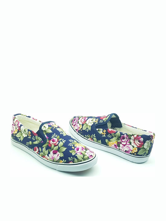 Women's Canvas Slip-Ons Blue