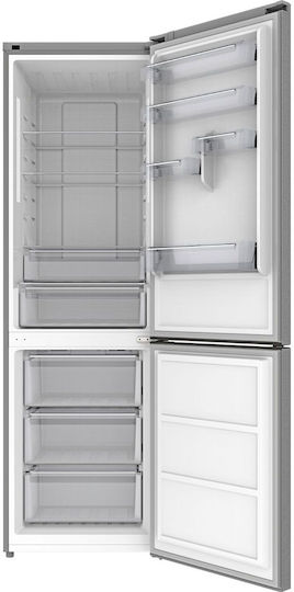 Tesla Kühl-Gefrierkombination 347Es NoFrost H195xB60xT68.5cm. Inox RC3400FHXE