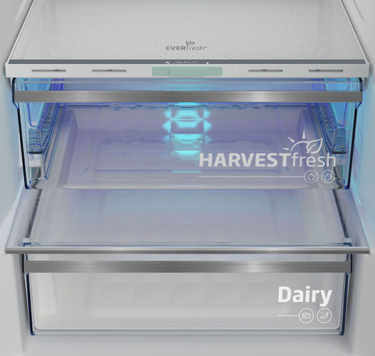 Beko Ψυγειοκαταψύκτης 355lt NoFrost Υ203xΠ59.5xΒ66.3εκ. Γκρι B5RCNE405LXBR