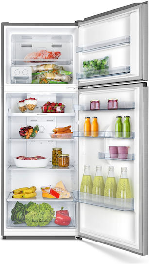 Inventor Kühlschrank mit Doppeltür 467Es Total NoFrost H185xB70.4xT68.6cm. Inox DPB18570INL