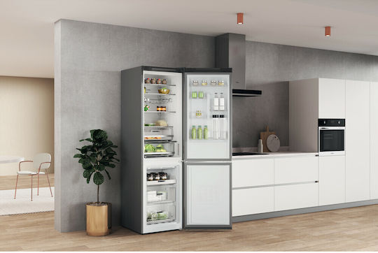 Whirlpool Ψυγειοκαταψύκτης 367lt Total NoFrost Υ202.7xΠ59.6xΒ67.8εκ. Inox W7X 92O OX