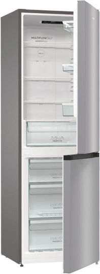Gorenje Fridge-Freezer 300lt Total NoFrost H185xW60xD59.2cm Inox NRKE62XL