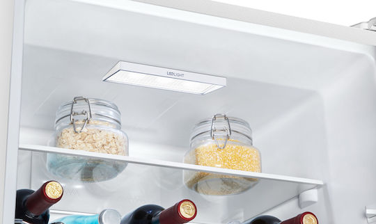 Hisense Ψυγείο Δίπορτο 249lt NoFrost Υ167.6xΠ56.7xΒ55εκ. Inox RT327N4ACF