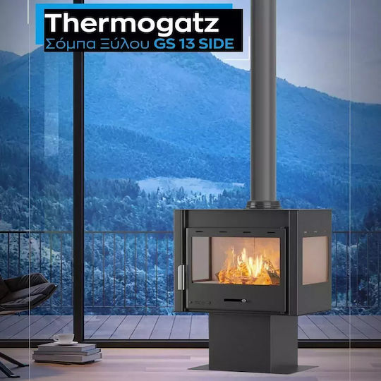 Thermogatz GS 13 Side Керамично Печка на дърва 12.19кВт
