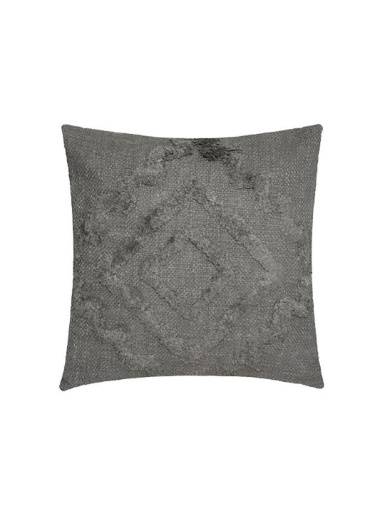 Sofa Cushion Inca 100% Cotton L. Gray 40x40cm