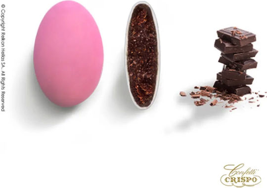 Confetti Crispo Choco Chocolate Flavoured Pink 1000gr