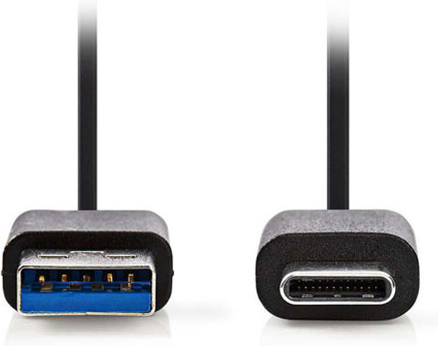 Nedis USB 3.2 Cable USB-C Male - USB-A 15W Silver 1m Bulk