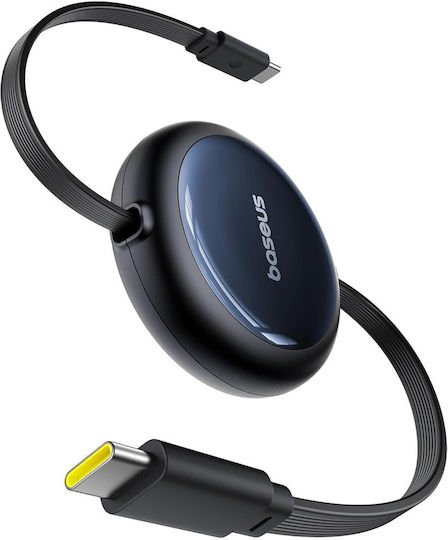 Baseus Charging Extensibil USB 2.0 Cablu USB-C bărbătesc - USB-C 100W Negru 1m (P10370900123-00)