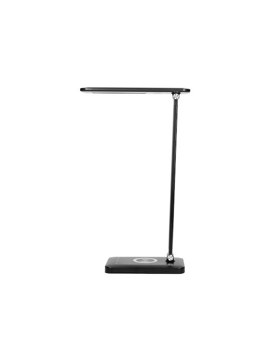 Virone LED Φωτιστικό Γραφείου Αναδιπλούμενο σε Μαύρο Χρώμα