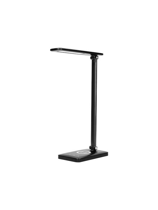 Virone LED Φωτιστικό Γραφείου Αναδιπλούμενο σε Μαύρο Χρώμα