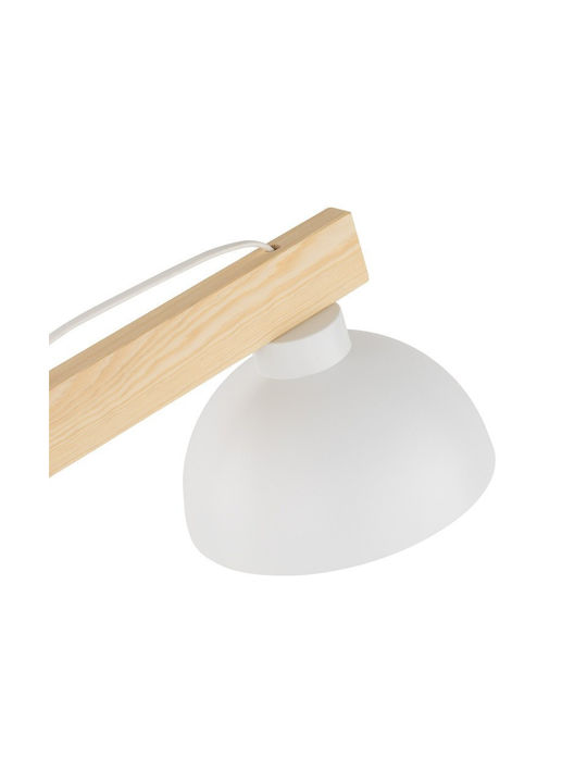 TK Lighting OSLO Φωτιστικό Γραφείου για Ντουί E27 σε Λευκό Χρώμα