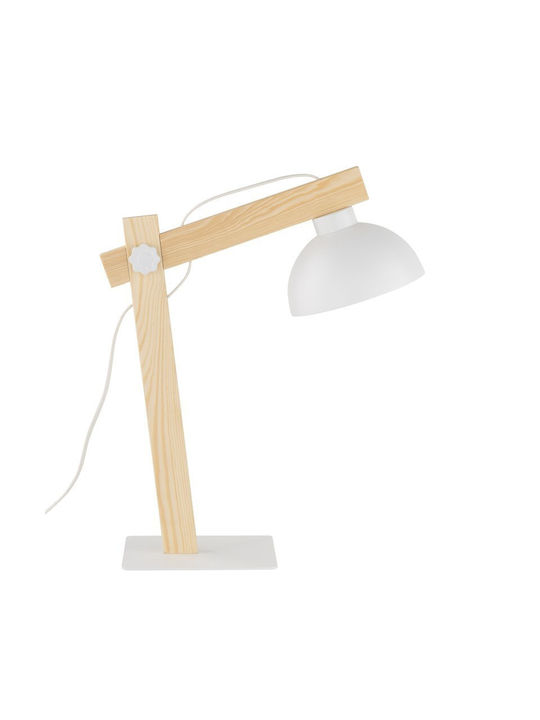 TK Lighting OSLO Φωτιστικό Γραφείου για Ντουί E27 σε Λευκό Χρώμα