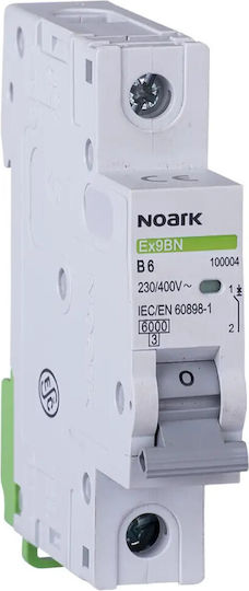 Noark Automatic Circuit Breaker 63A Single-pole AC 100014