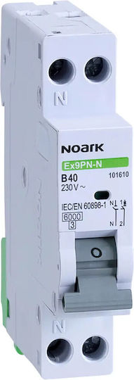 Noark Automatic Circuit Breaker 25A Single-pole AC 101597