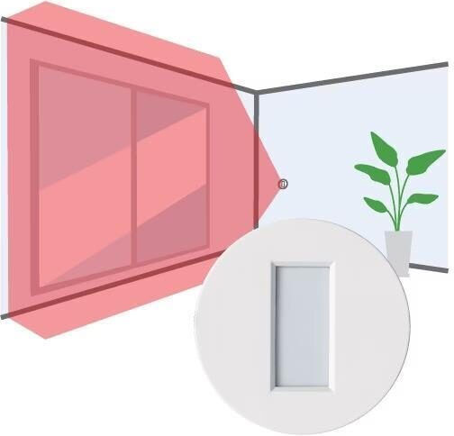 Optex Verkabelter Bewegungssensor Vorhangsensor Mikrowellen & Überwachung Reichweite 6m