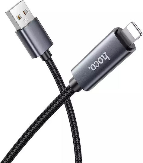 Hoco USB-C to Lightning Cable 18W Μαύρο 1m HOC-645553