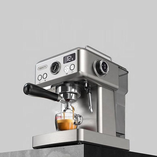 Hibrew H10a Αυτόματη Μηχανή Espresso Πίεσης 19bar για Cappuccino Καφέ