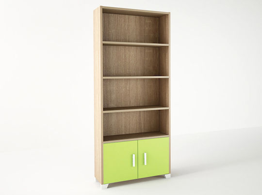 No 12 Библиотека Подов Oak-Lahani 75x30x180см