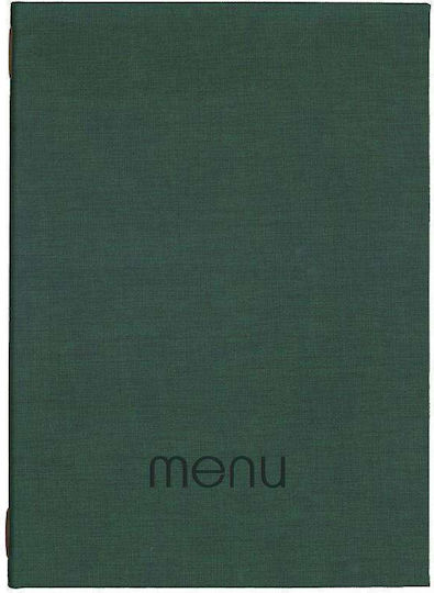 Next Menu Holder made of PU Leather in Green Colour 23x32 cm Nomads