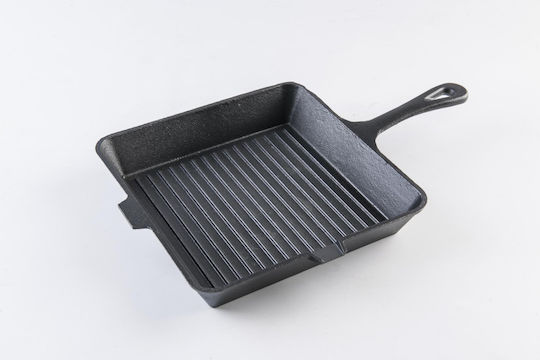 Vanora Τηγάνι Grill Μαντεμένιο