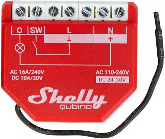 Shelly Qubino Z-Wave 1PM Intelligenter Schalter 1 Kanal Wi-Fi Z-Wave & RF 16A