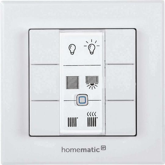 HomeMatic HMIP-WRC6 Comutator Montat Pe Perete Wi-Fi Comutator De Perete Electric Alb