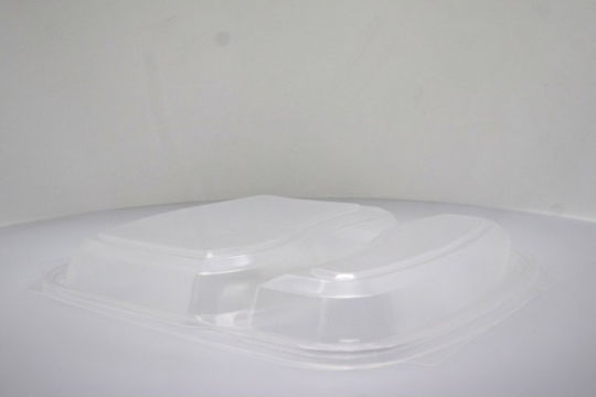 Food Container Lid 2 Compartments Ft-293-20 50pcs Lux Plast