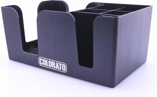 Colorato Plastic Bar Organizer with 5 Compartments with Dimension 24.2x15x11.5cm