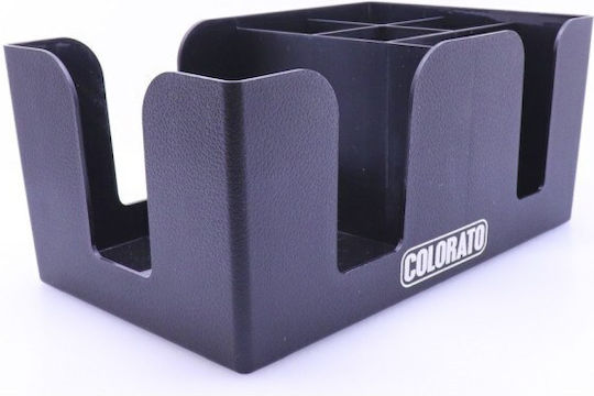 Colorato Plastic Bar Organizer with 5 Compartments with Dimension 24.2x15x11.5cm